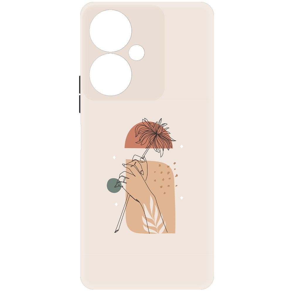 

Чехол-накладка Krutoff Soft Case Романтика для Vivo Y27 4G черный