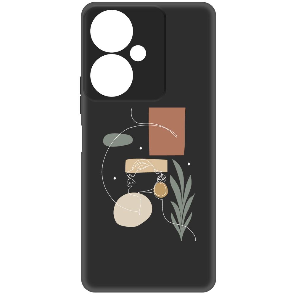 

Чехол-накладка Krutoff Soft Case Элегантность для Vivo Y27 4G черный