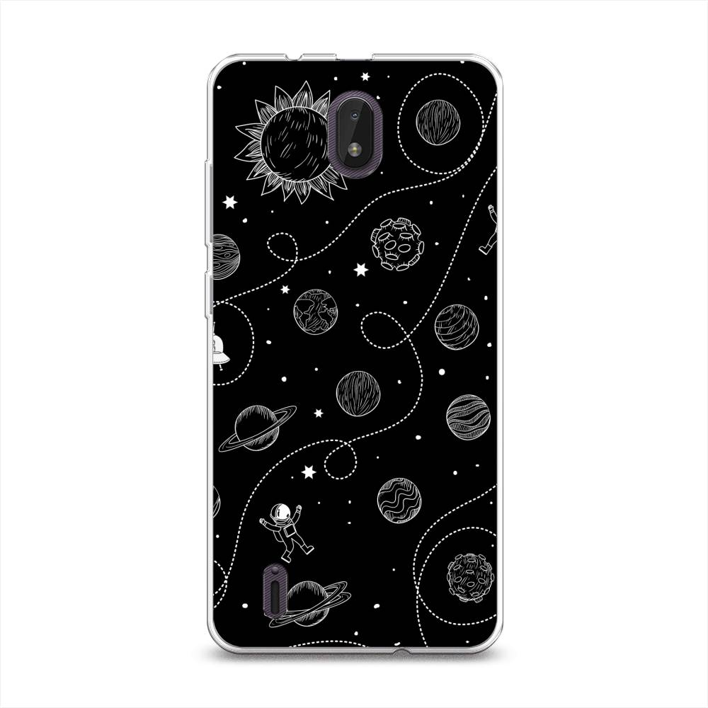 

Чехол Awog на Nokia C01 Plus / Нокиа C01 Плюс "В невесомости", Разноцветный, 125250-4