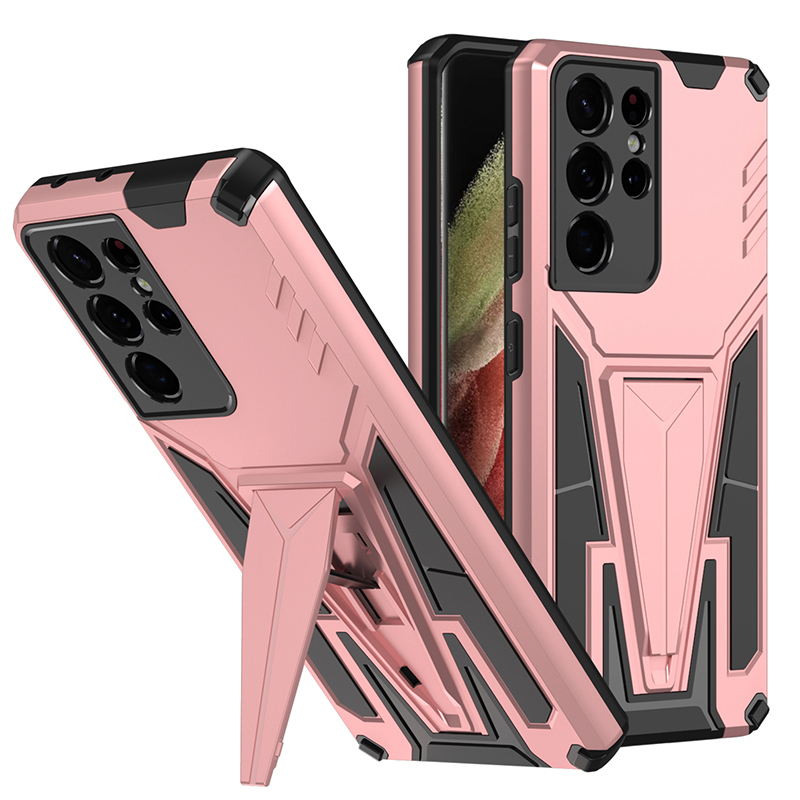 

Чехол Rack Case для Samsung Galaxy S21 Ultra (rose gold), Розовый