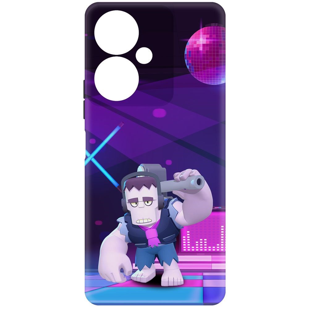 

Чехол-накладка Krutoff Soft Case Brawl Stars - Фрэнк для Vivo Y27 4G черный