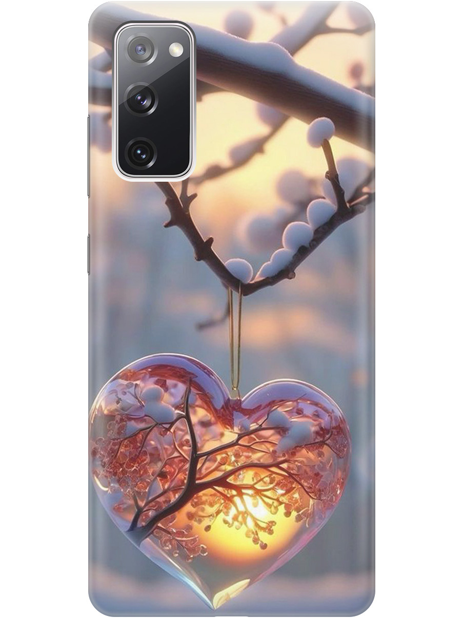 

Силиконовый чехол на Samsung Galaxy S20 FE с принтом "Ледяное сердце", Прозрачный;белый;желтый;оранжевый, 723485491