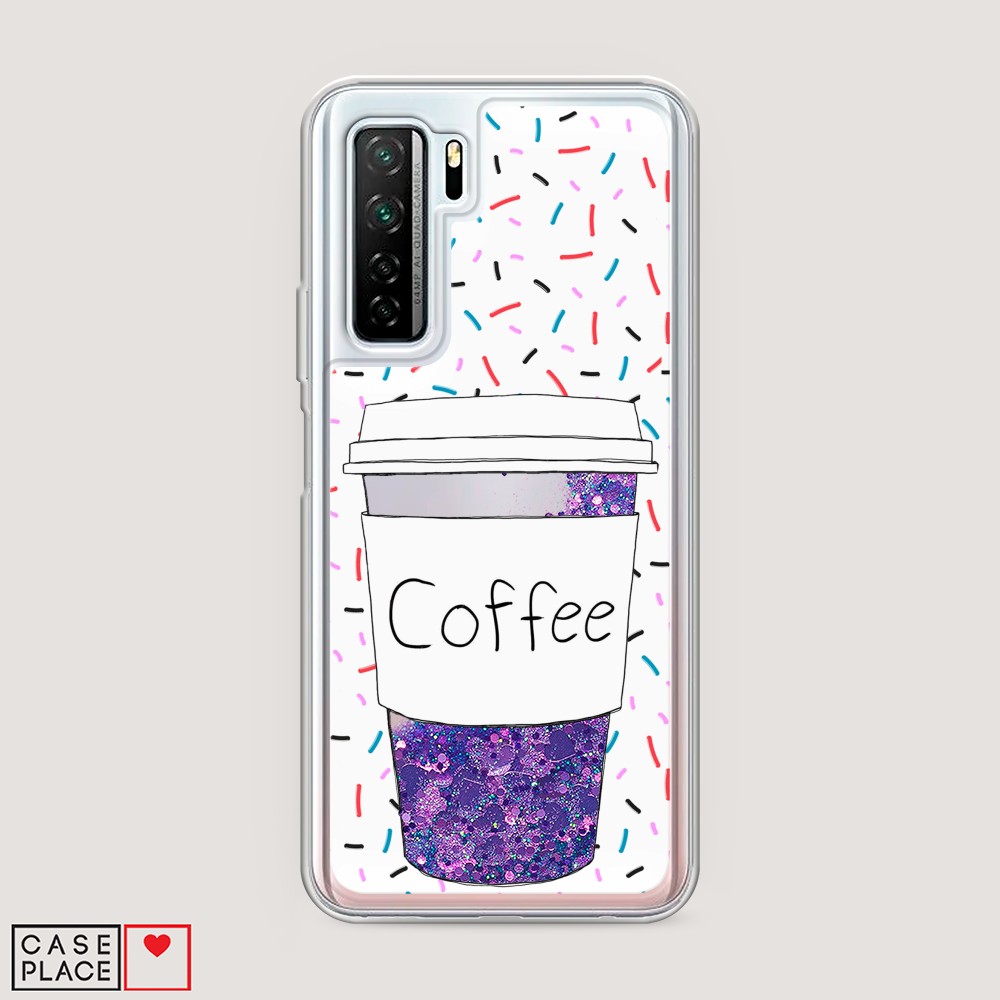 

Чехол Awog на Huawei P40 lite 5G/Honor 30S Global/Nova 7 SE "Coffee прозрачный стакан", Разноцветный, 6102992-1