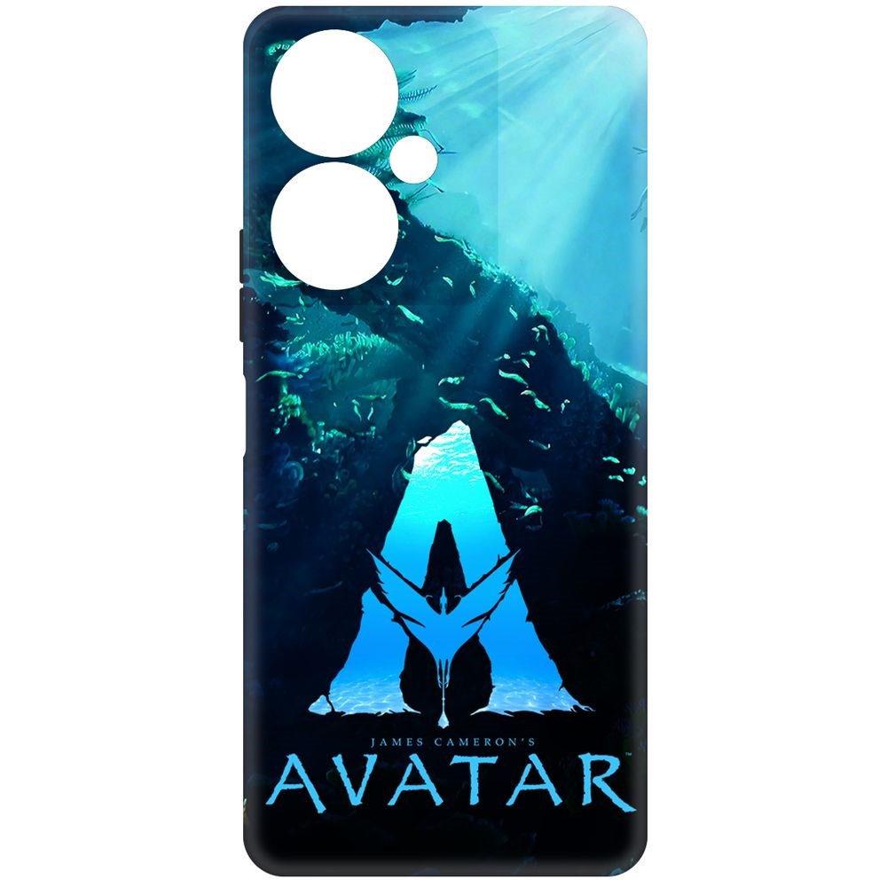 

Чехол-накладка Krutoff Soft Case Аватар - Цветное лого для Vivo Y27 4G черный
