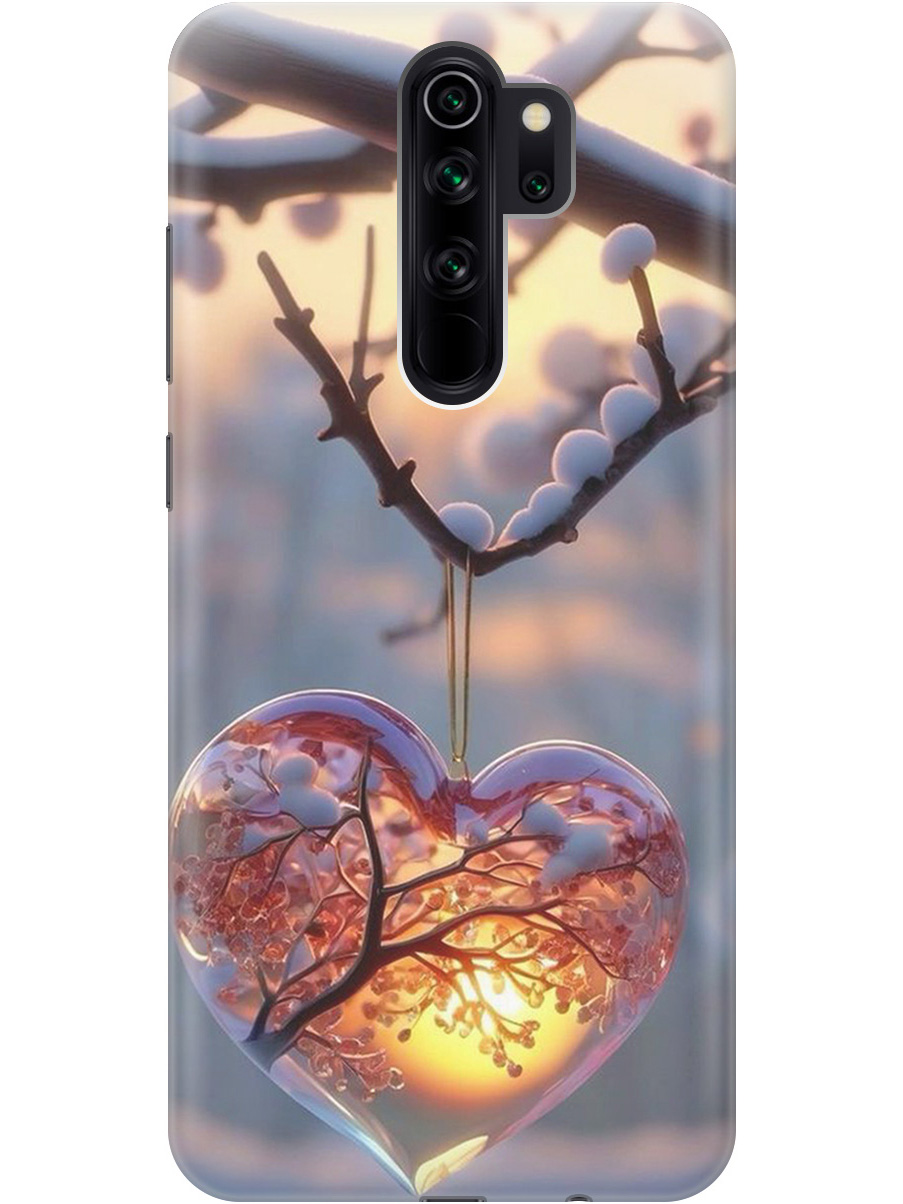 

Силиконовый чехол на Xiaomi Redmi Note 8 Pro с принтом "Ледяное сердце", Прозрачный;белый;желтый;оранжевый, 721936391