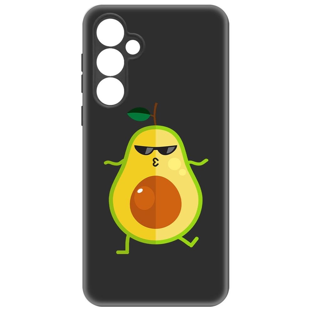 

Чехол-накладка Krutoff Soft Case Авокадо Стильный для Samsung Galaxy S23 FE черный