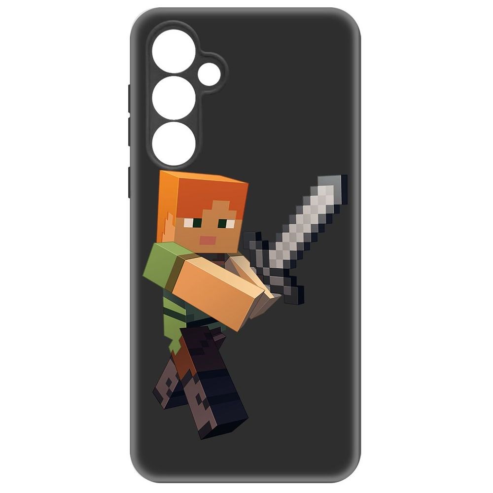 

Чехол-накладка Krutoff Soft Case Minecraft-Алекс для Samsung Galaxy S23 FE черный