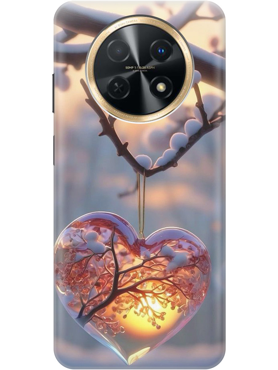 

Силиконовый чехол на Huawei nova Y91 с принтом "Ледяное сердце", Прозрачный;белый;желтый;оранжевый, 772566991