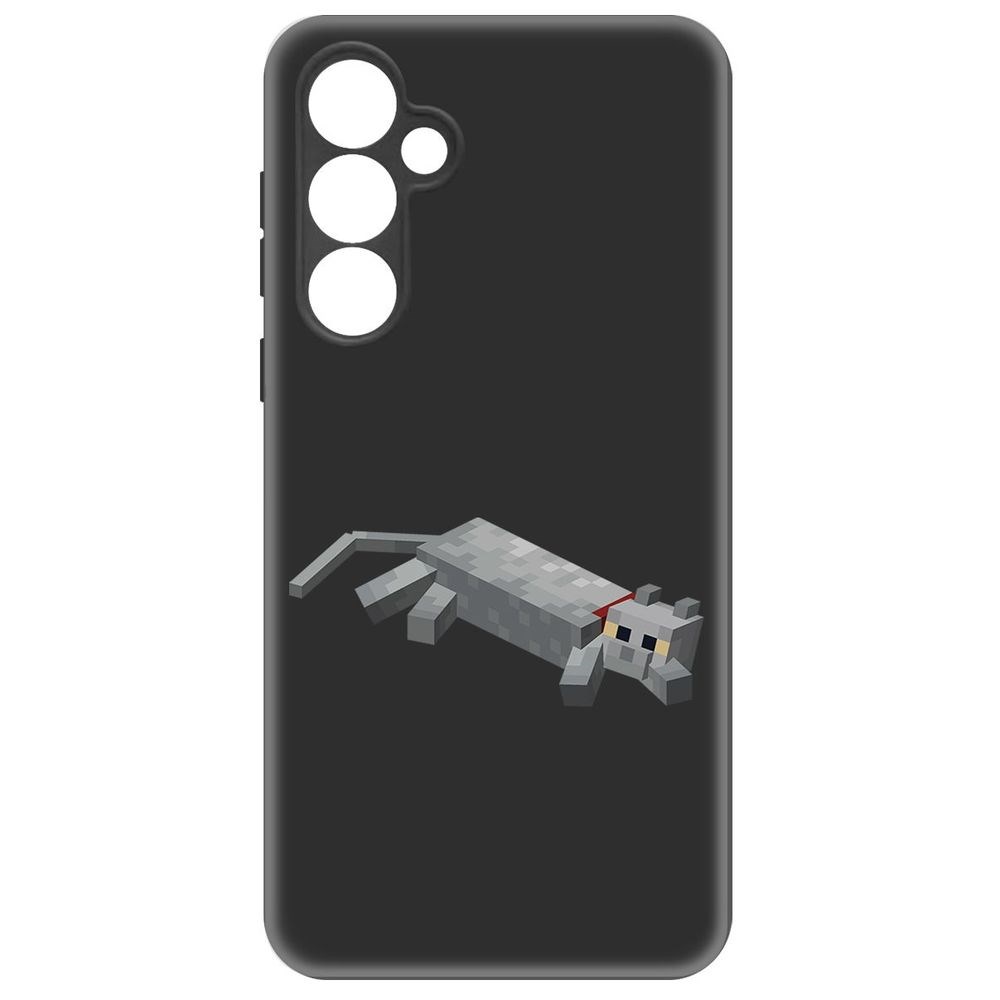 

Чехол-накладка Krutoff Soft Case Minecraft-Кошка для Samsung Galaxy S23 FE черный