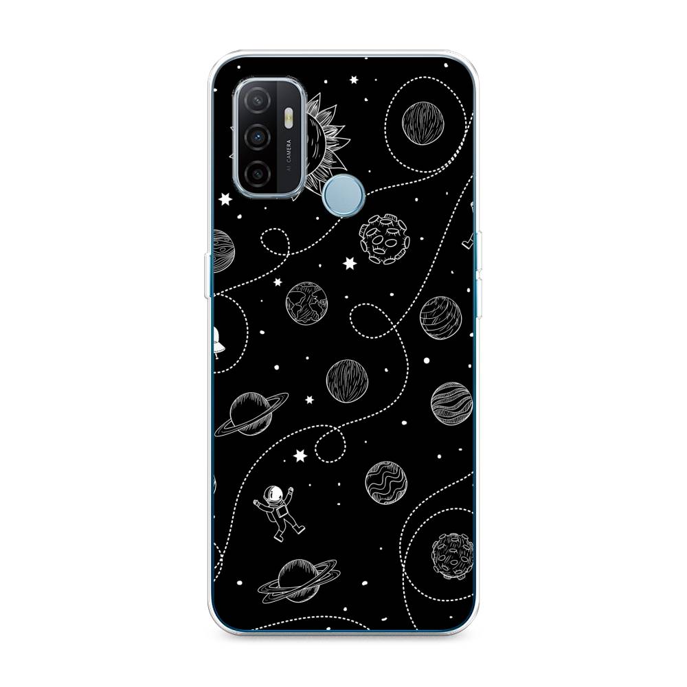 

Чехол Awog на Oppo A53 "В невесомости", Разноцветный, 254350-4