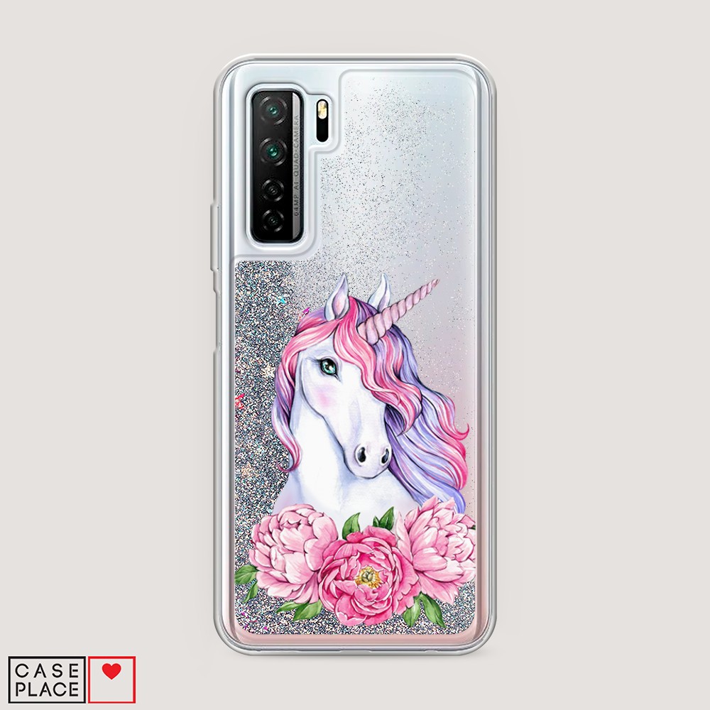 

Чехол Awog на Huawei P40 lite 5G/Honor 30S Global/Nova 7 SE "Единорог с пионами", Разноцветный, 6102991-1
