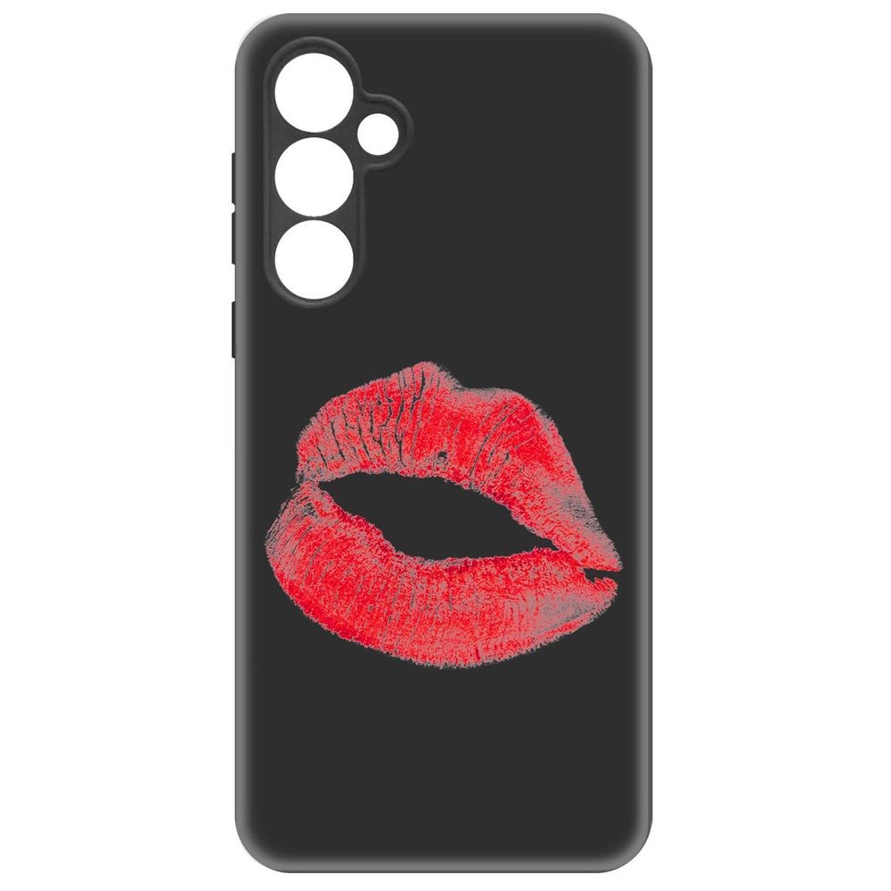 

Чехол-накладка Krutoff Soft Case След помады для Samsung Galaxy S23 FE черный