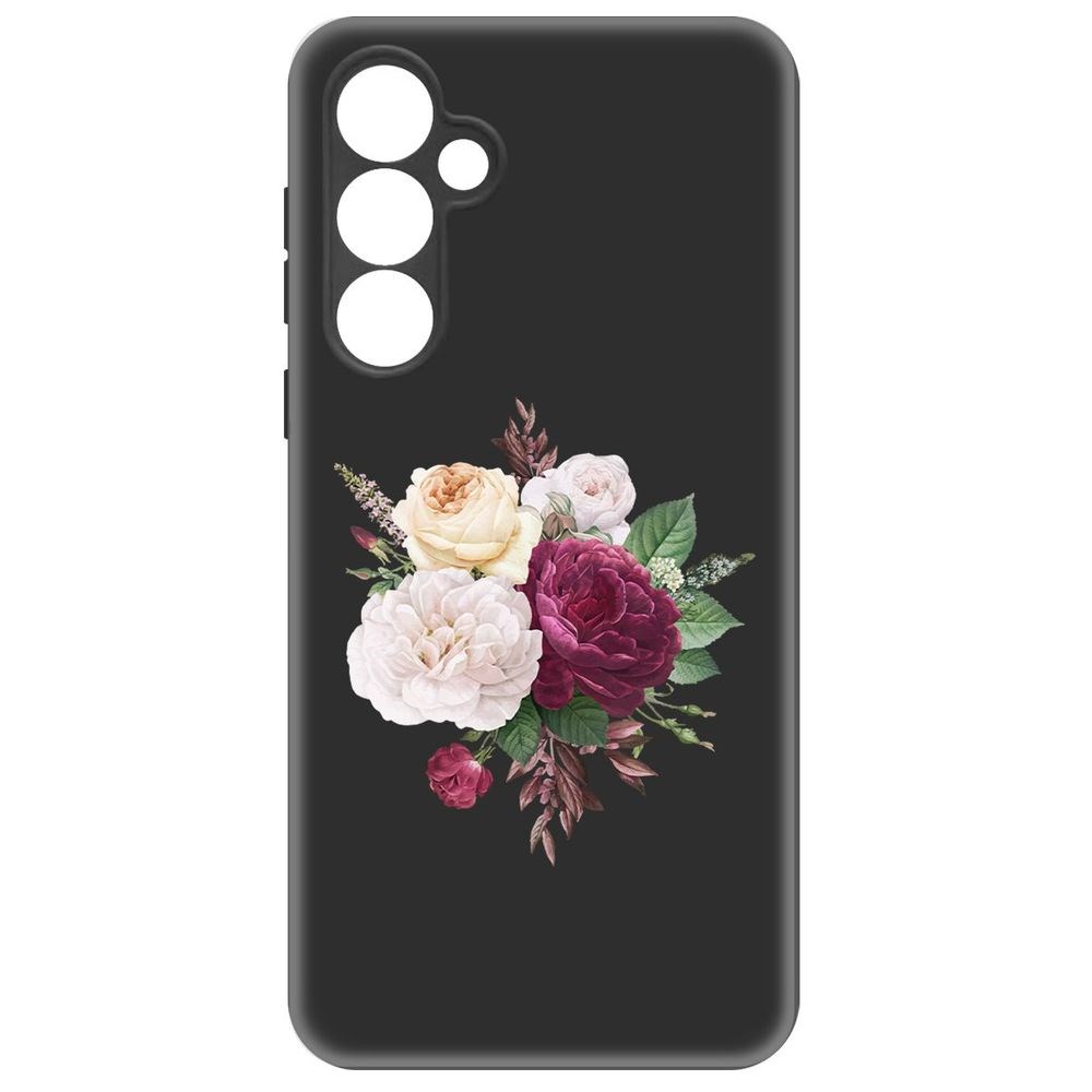 

Чехол-накладка Krutoff Soft Case Цветочная композиция для Samsung Galaxy S23 FE черный