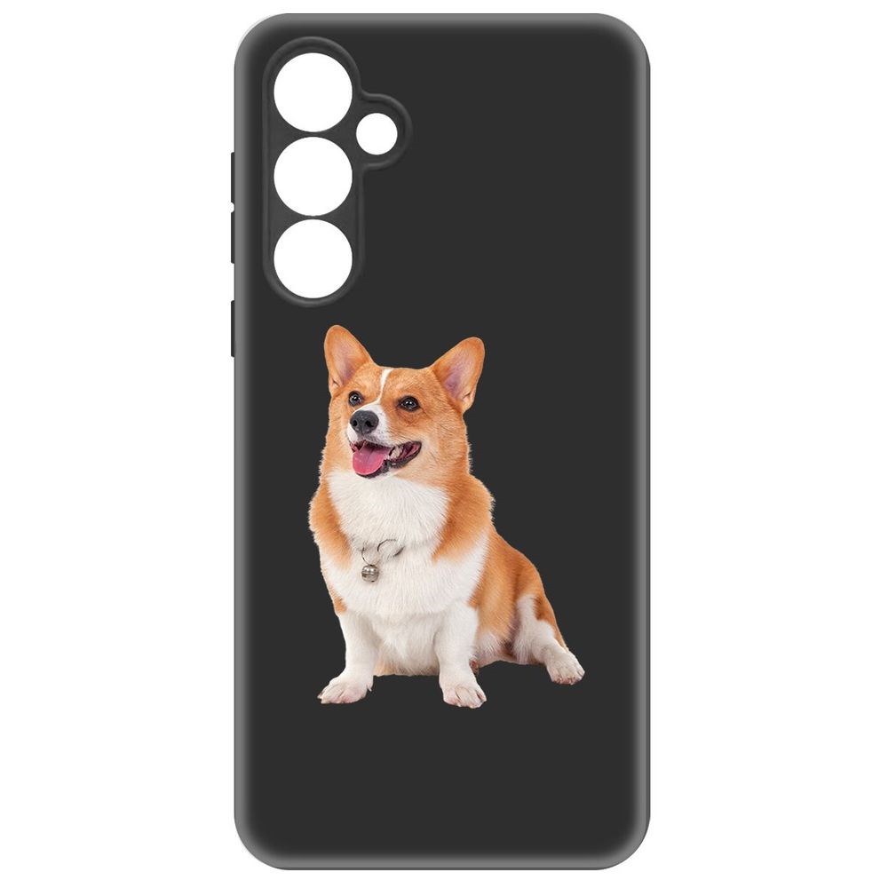 

Чехол-накладка Krutoff Soft Case Корги для Samsung Galaxy S23 FE черный