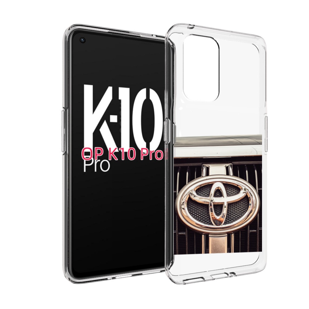 

Чехол MyPads toyota 3 для OPPO K10 Pro, Прозрачный, Tocco