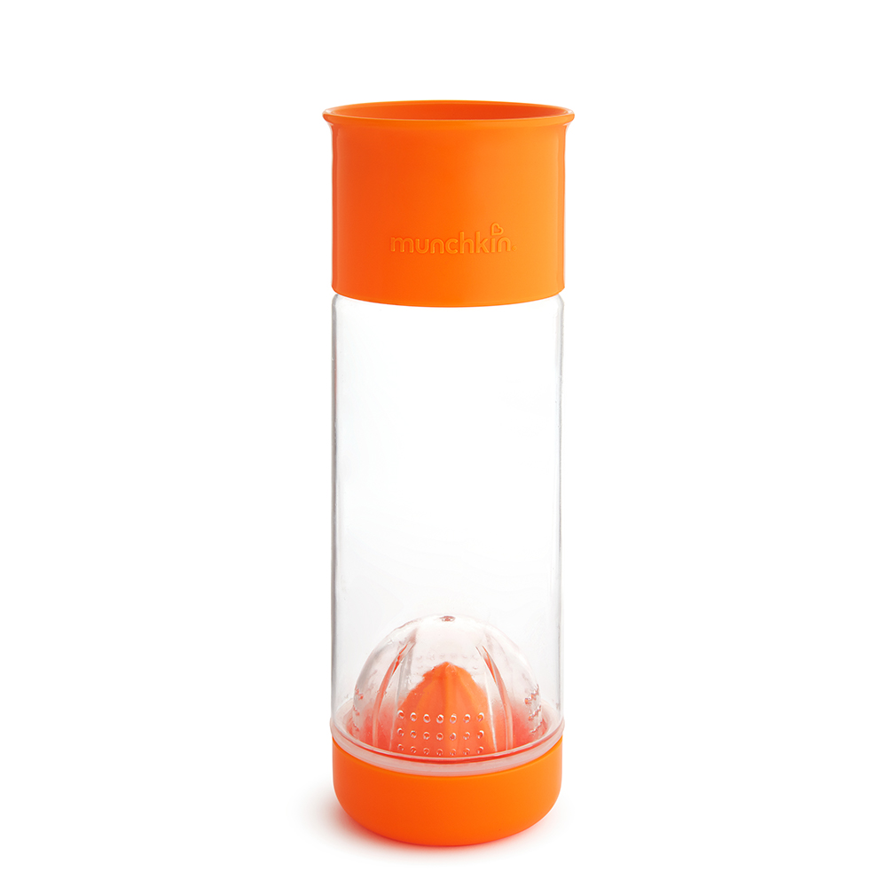 фото Бутылка munchkin 360° для фруктовой воды с инфузером 591 мл оранжевый