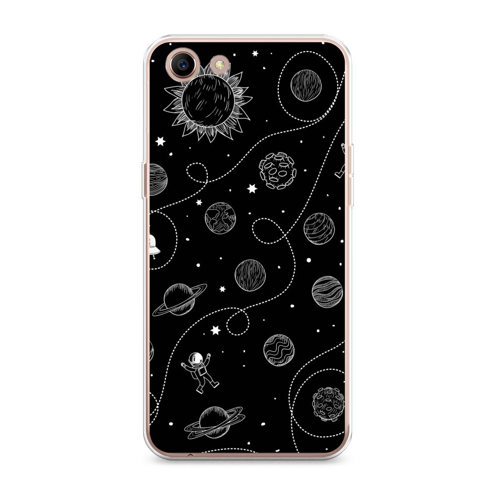 

Чехол Awog на Oppo A83 "В невесомости", Разноцветный, 250150-4