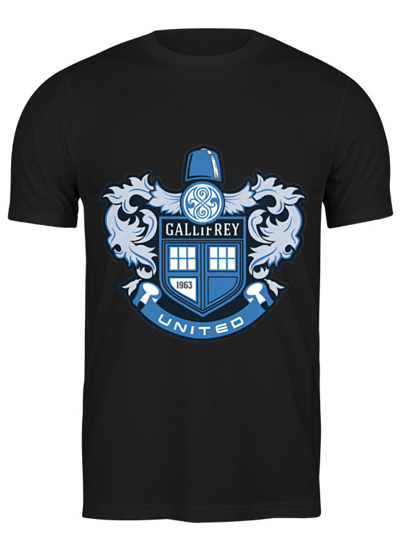 

Футболка мужская Printio Gallifrey united черная M, Черный, Gallifrey united