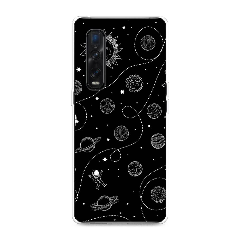 

Чехол Awog на Oppo Find X2 Pro "В невесомости", Разноцветный, 253350-4