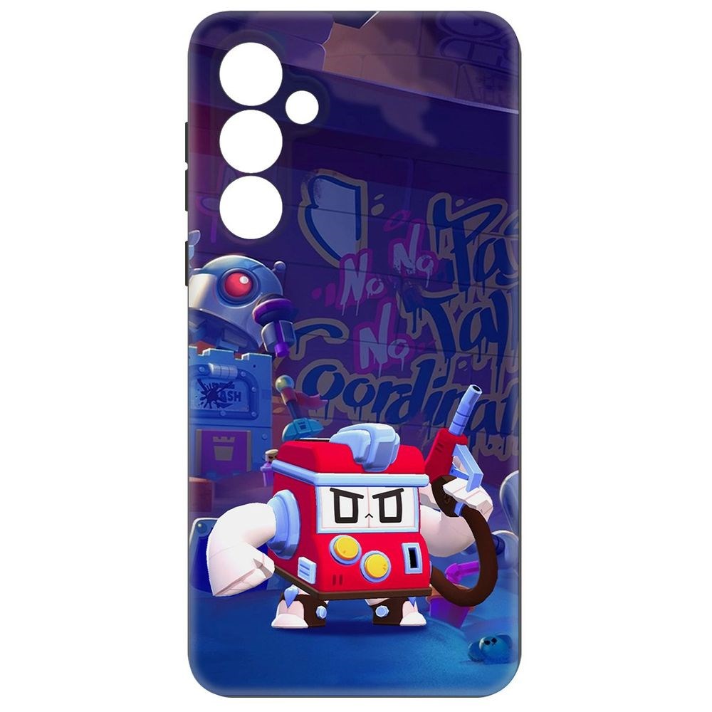 

Чехол-накладка Krutoff Soft Case Brawl Stars - V8-БИТ для Samsung Galaxy S23 FE черный