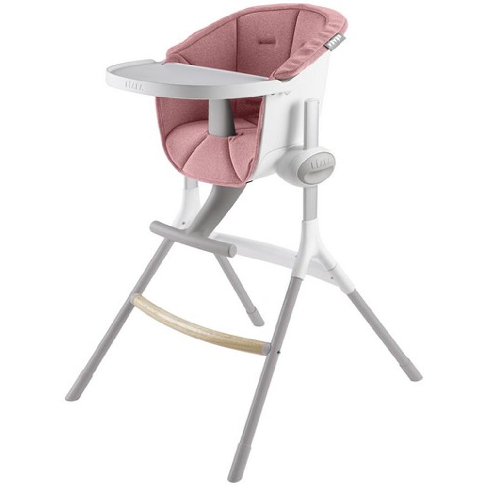 фото Beaba подушка для стульчика up&down high chair цвет розовый