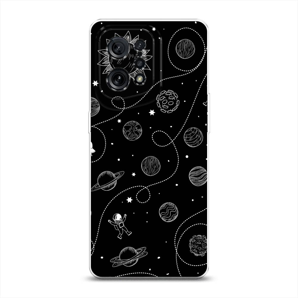 

Чехол Awog на Oppo Find X5 "В невесомости", Разноцветный, 259750-4