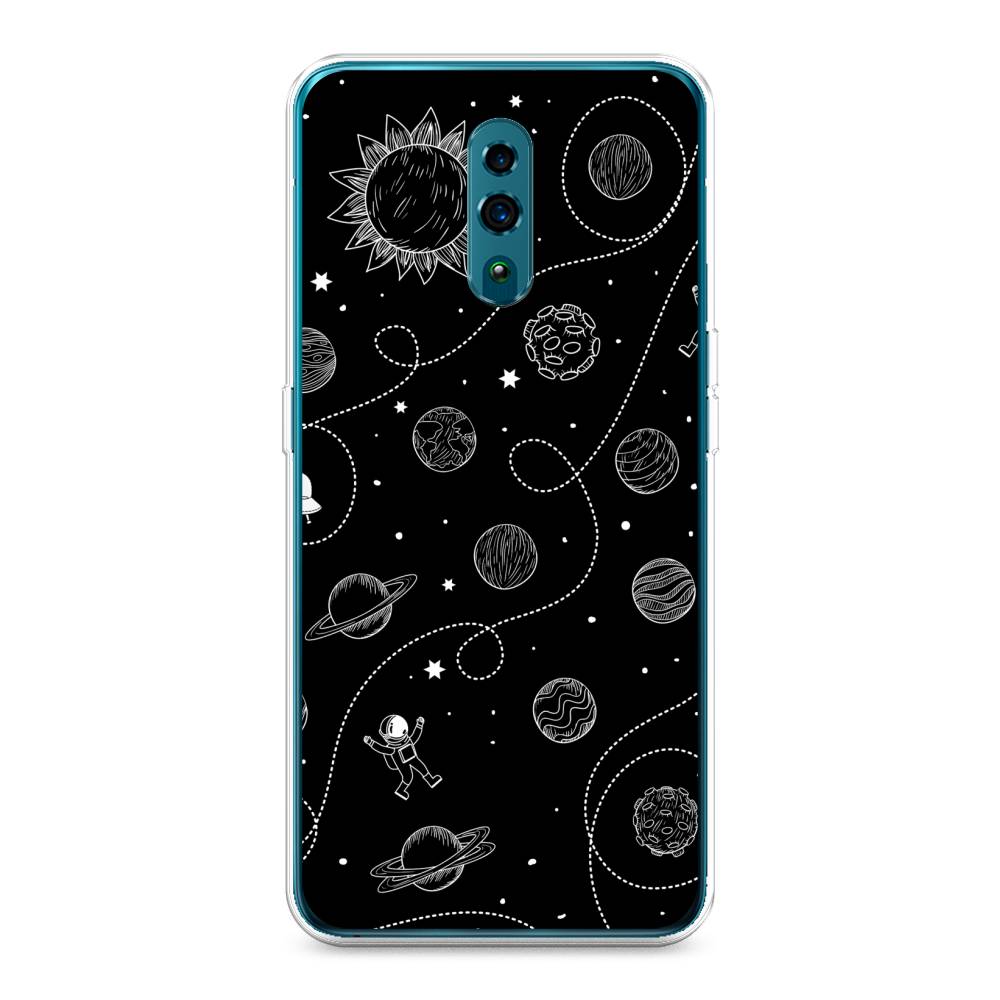 

Чехол Awog на Oppo Reno "В невесомости", Разноцветный, 250750-4
