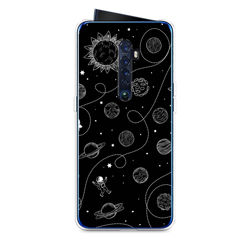 

Чехол Awog на Oppo Reno 2 "В невесомости", Разноцветный, 253550-4