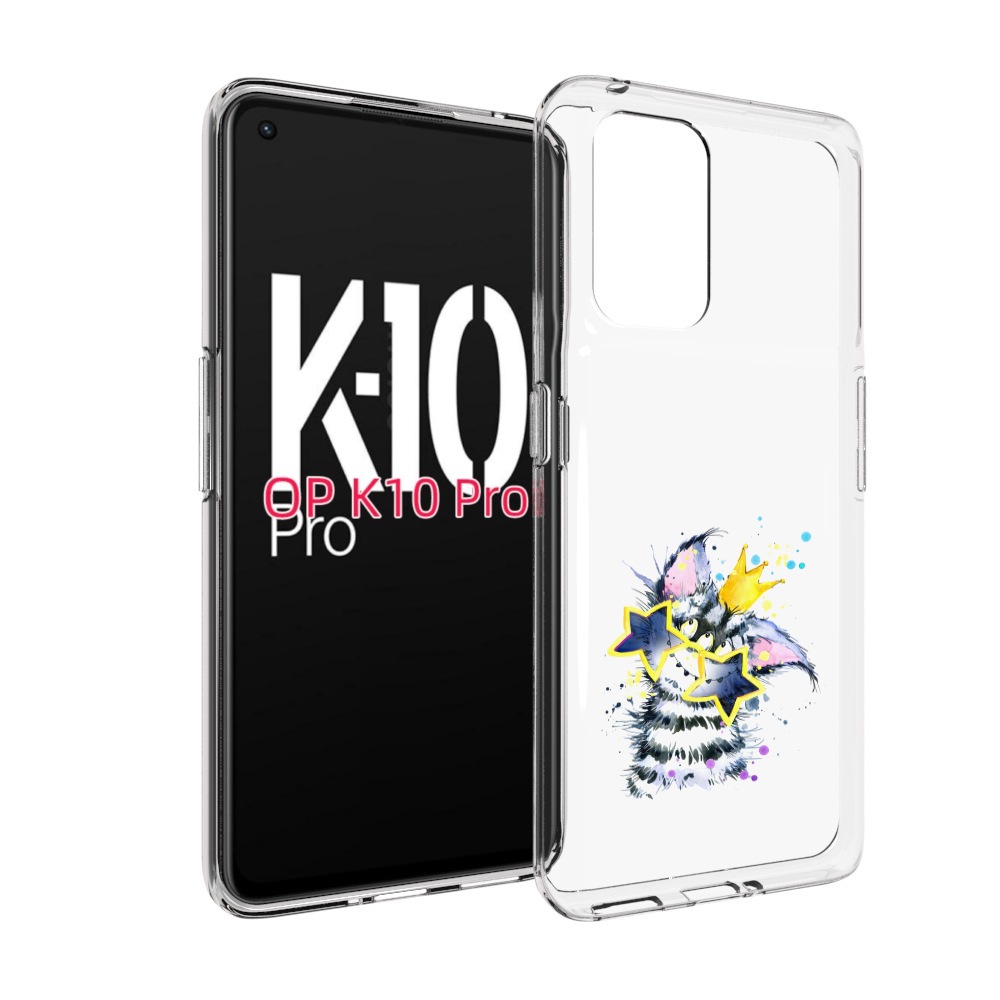 

Чехол MyPads Мартовский Нуся для OPPO K10 Pro, Прозрачный, Tocco