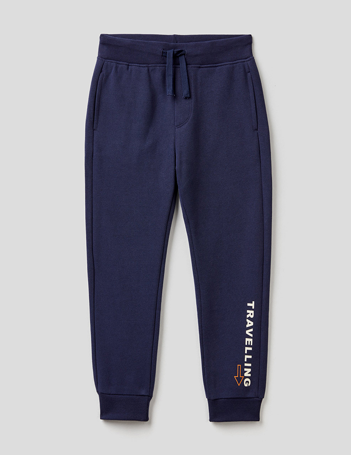 

Брюки для мальчиков Benetton цв. синий р.128, 21A_3EB5I0491