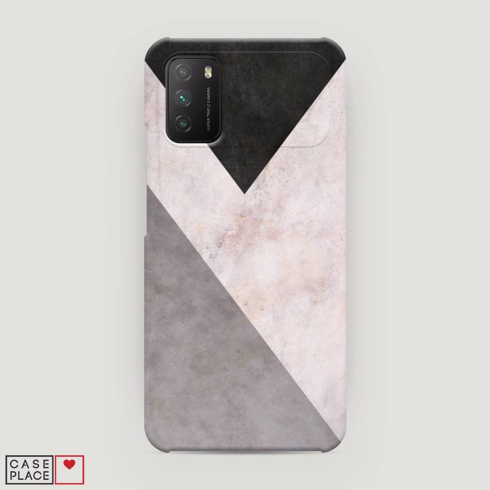 

Пластиковый чехол "Геометричный мрамор" на Xiaomi Poco M3, 39520-2