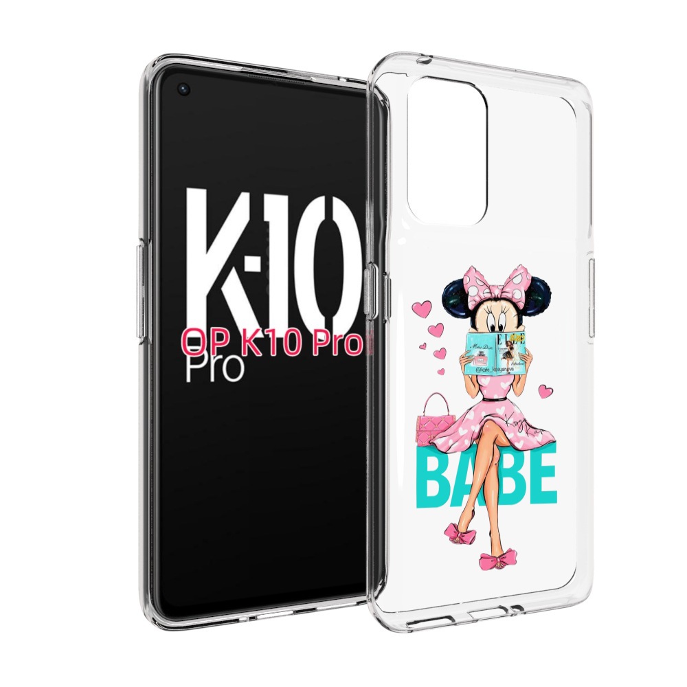 

Чехол MyPads Бейби-микки для OPPO K10 Pro, Прозрачный, Tocco