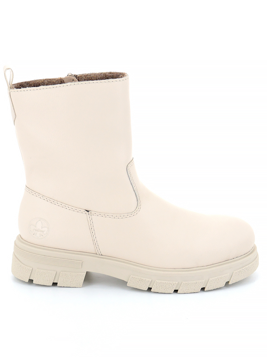 

Полусапоги женские Rieker Z9166-60 бежевые 38 RU, Бежевый, Z9166-60