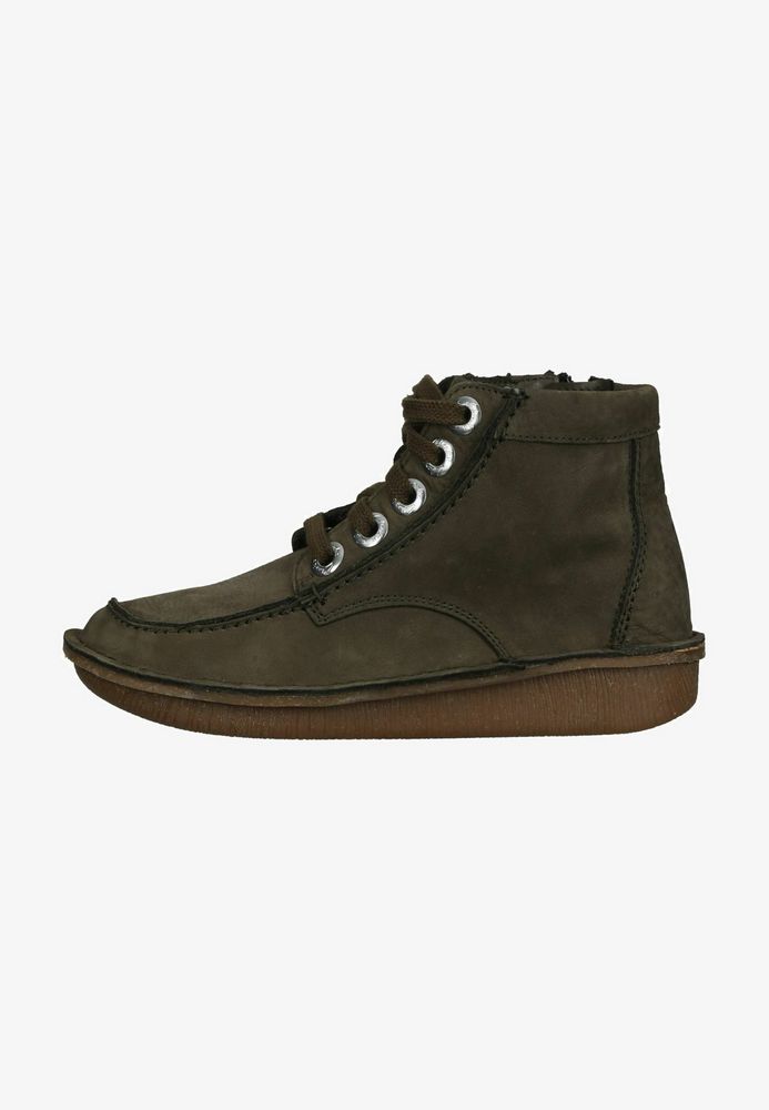 Ботинки женские Clarks CL111N0GX 38 EU хаки