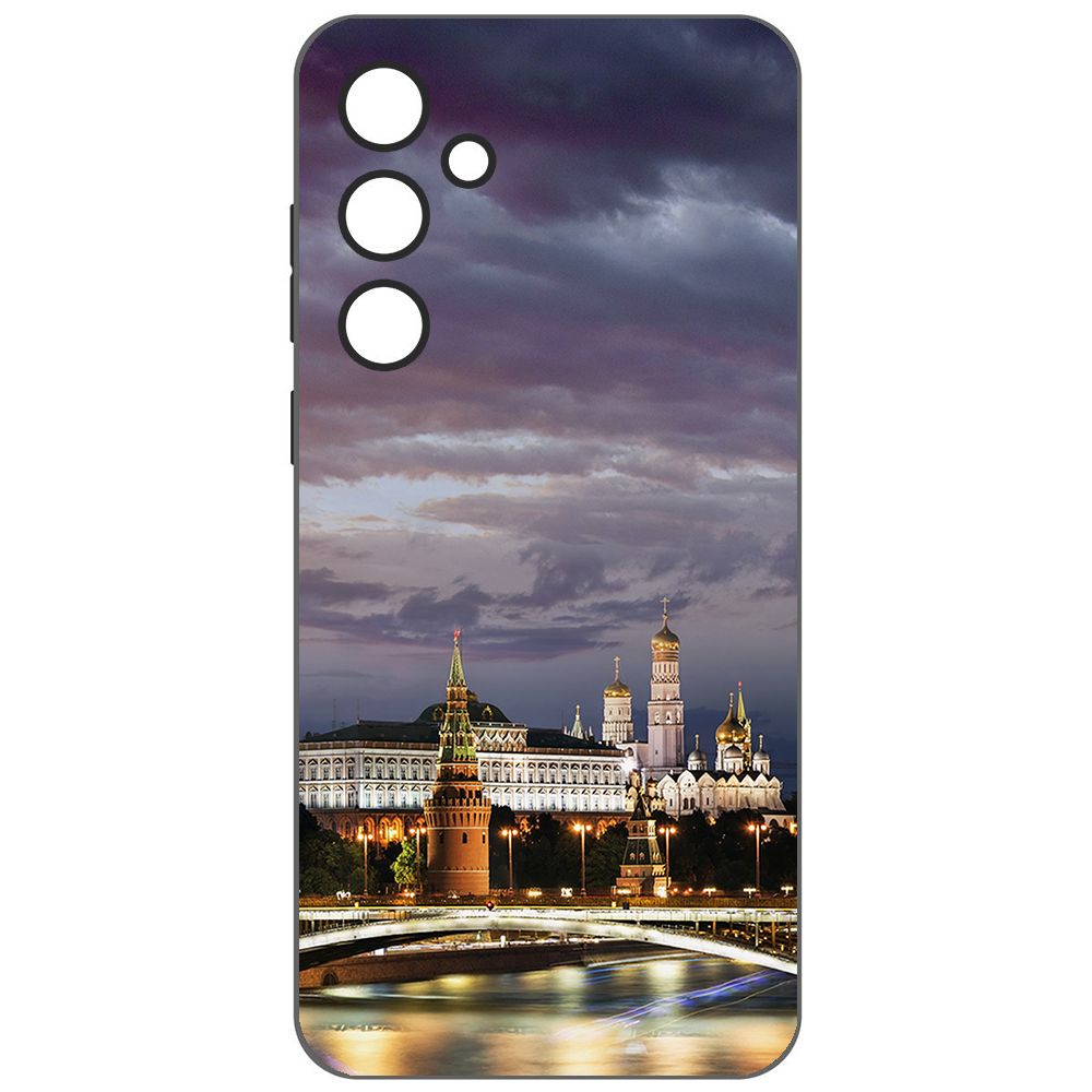 

Чехол-накладка Soft Case Россия, Московский Кремль для Samsung Galaxy A35 5G A356, Черный