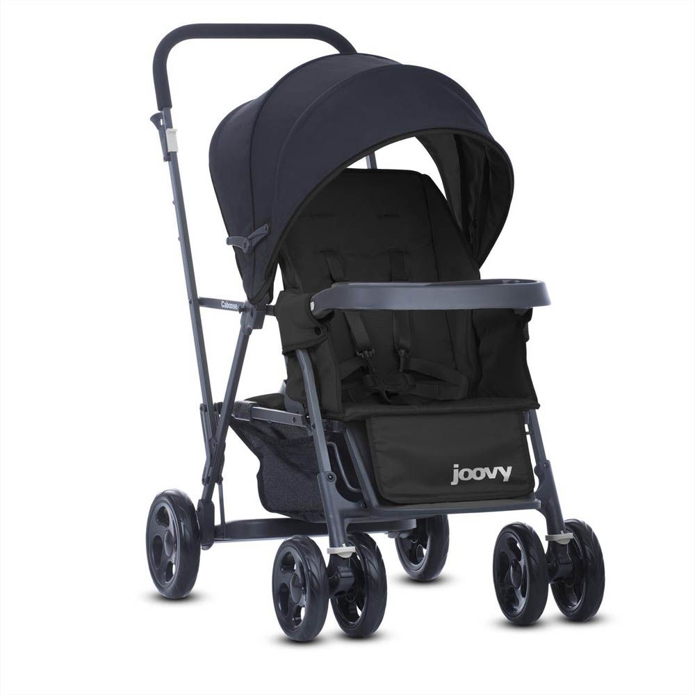 фото Коляска для погодок/двойни joovy caboose graphite черный