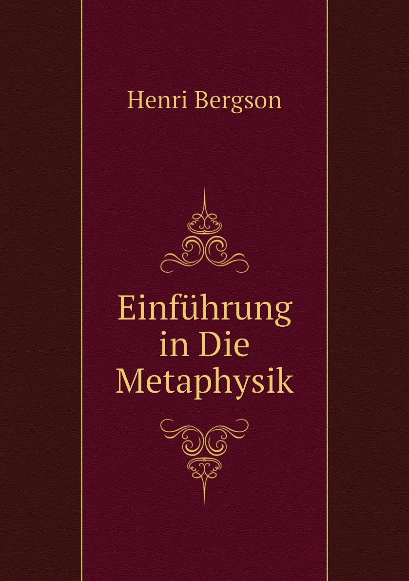 

Einfuhrung in Die Metaphysik