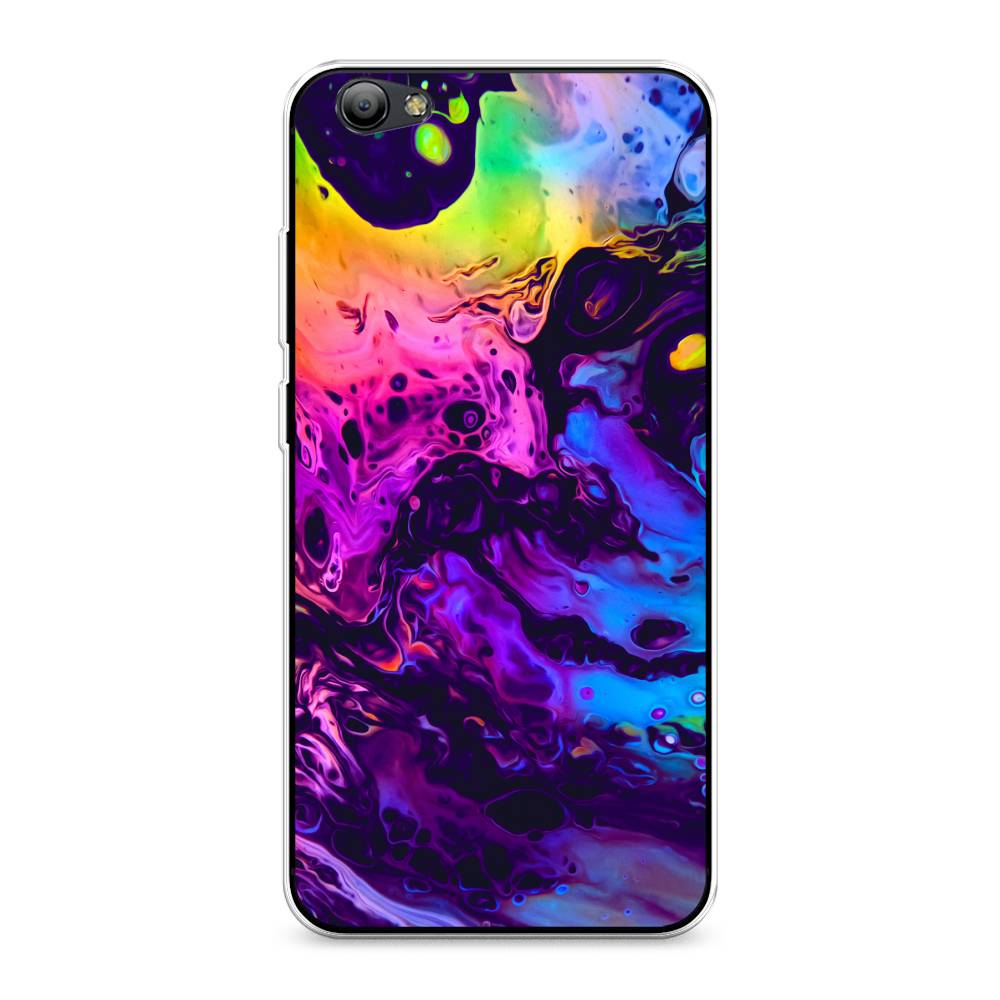 

Силиконовый чехол "ACID fluid" на Vivo Y65 (Y66), Разноцветный, 260550-3