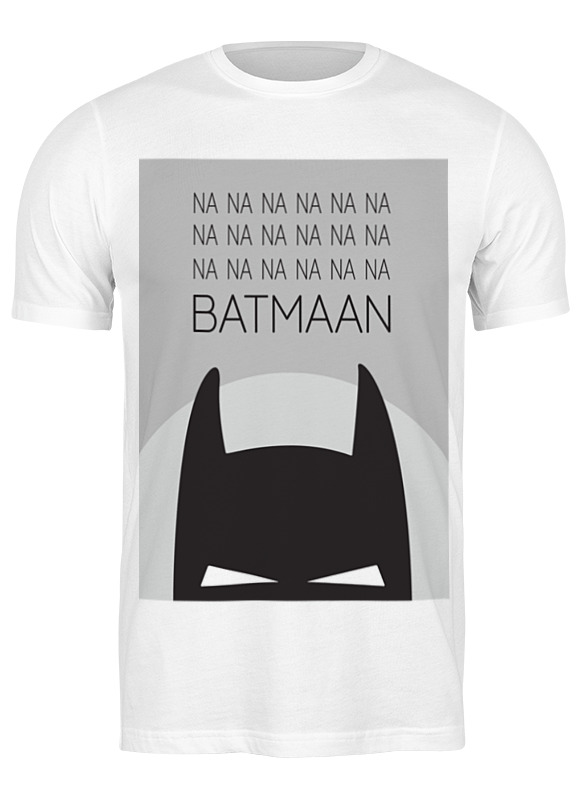 

Футболка мужская Printio Бэтмен белая L, Белый, Бэтмен