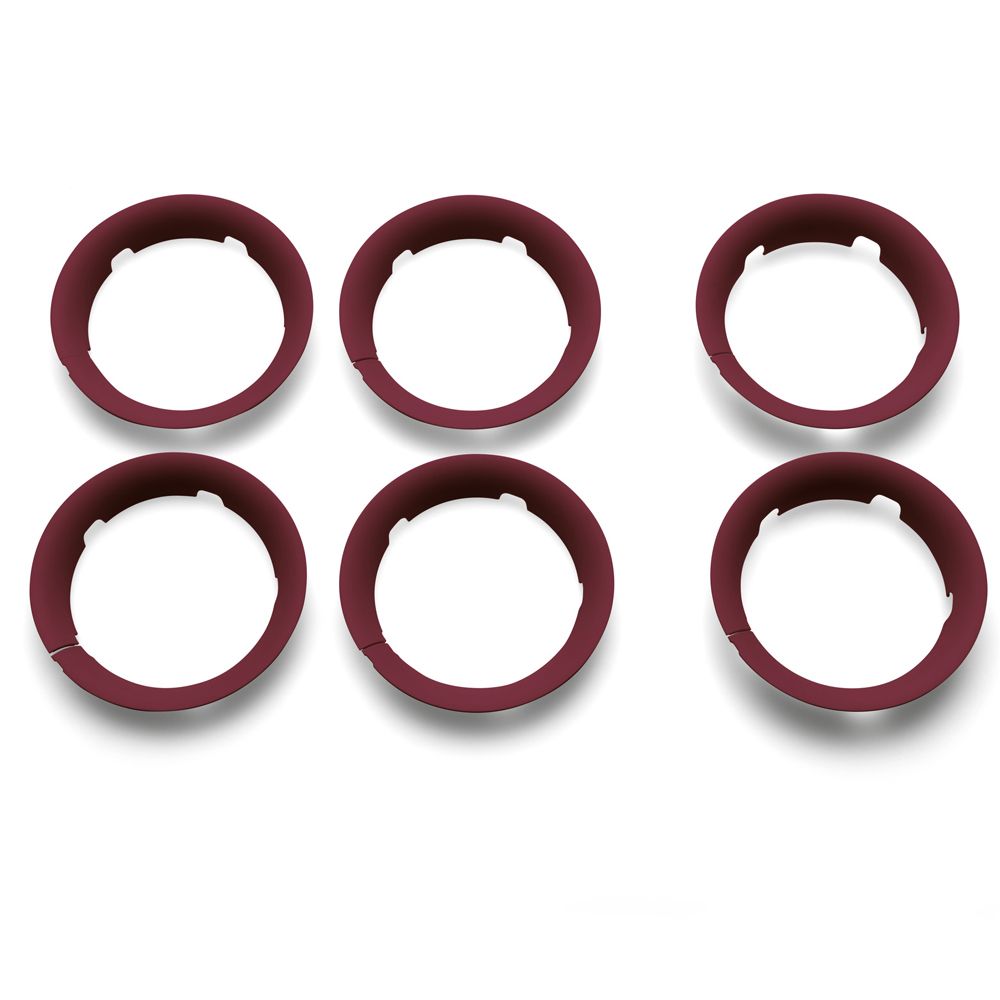 фото Накладки на колесные диски bugaboo bee5 wheel caps dark red