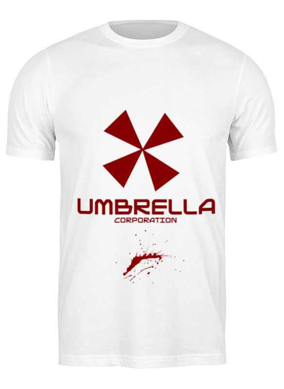 

Футболка мужская Printio Resident evil: umbrella corporation белая L, Белый, Resident evil: umbrella corporation