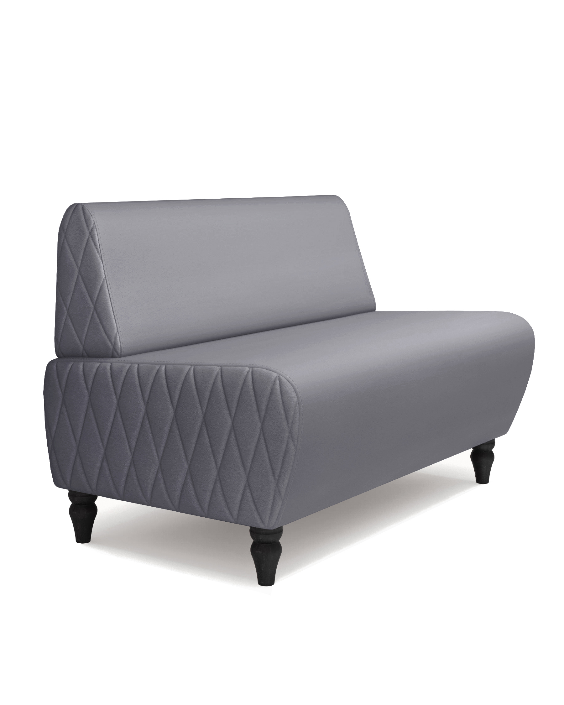 Диван MONOFIX Буно серый экокожа 9939₽