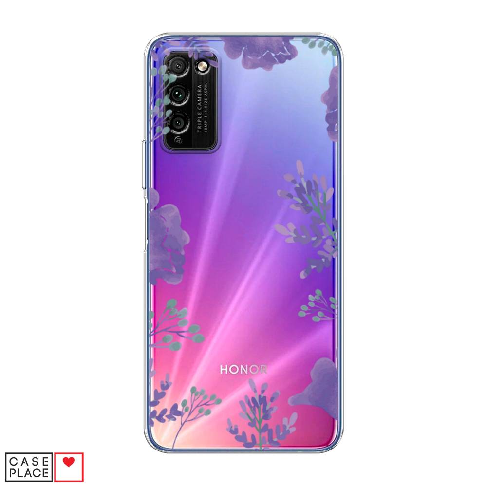

Чехол Awog "Сиреневая цветочная рамка" для Honor 30 Lite