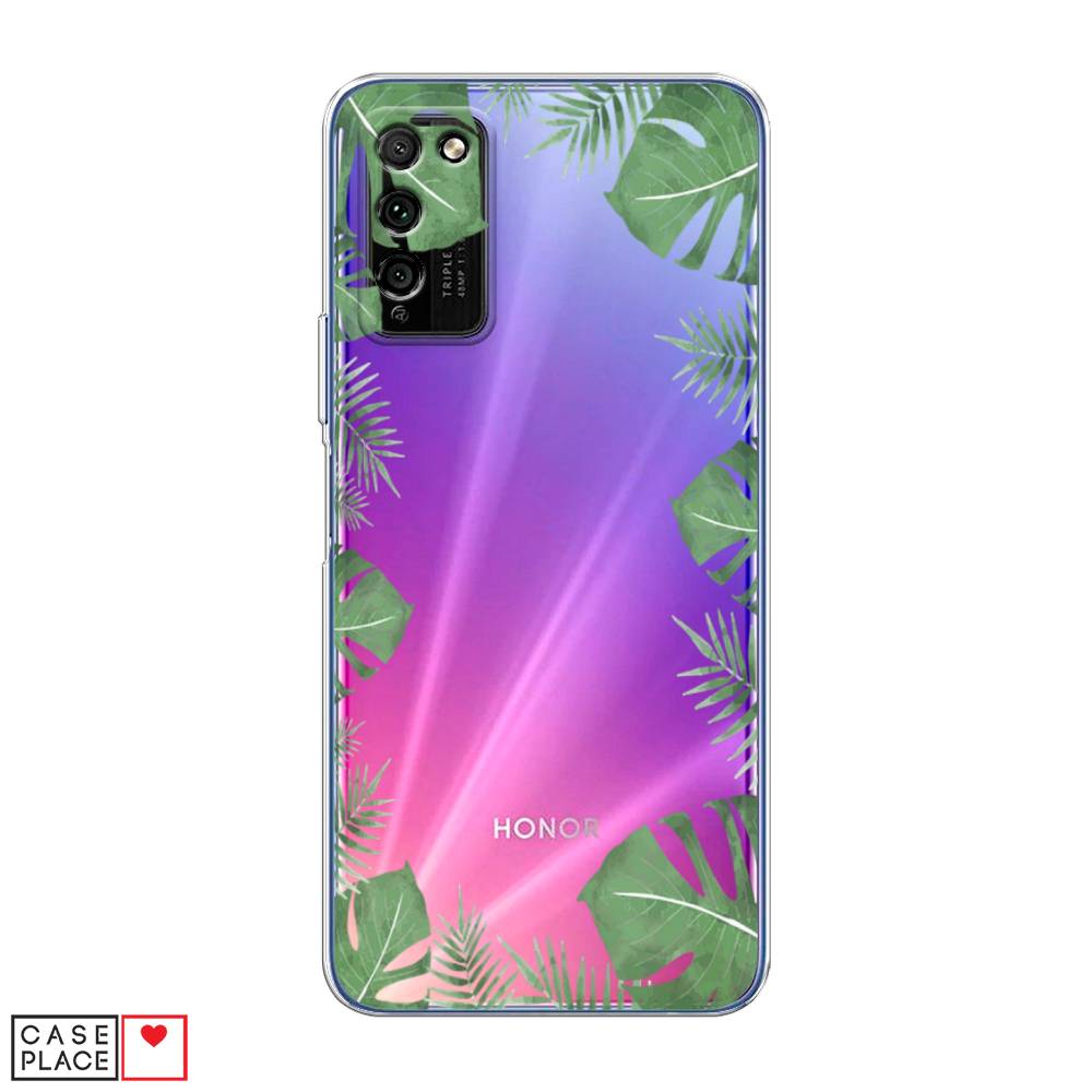 

Чехол Awog "Листья папоротника рамка" для Honor 30 Lite
