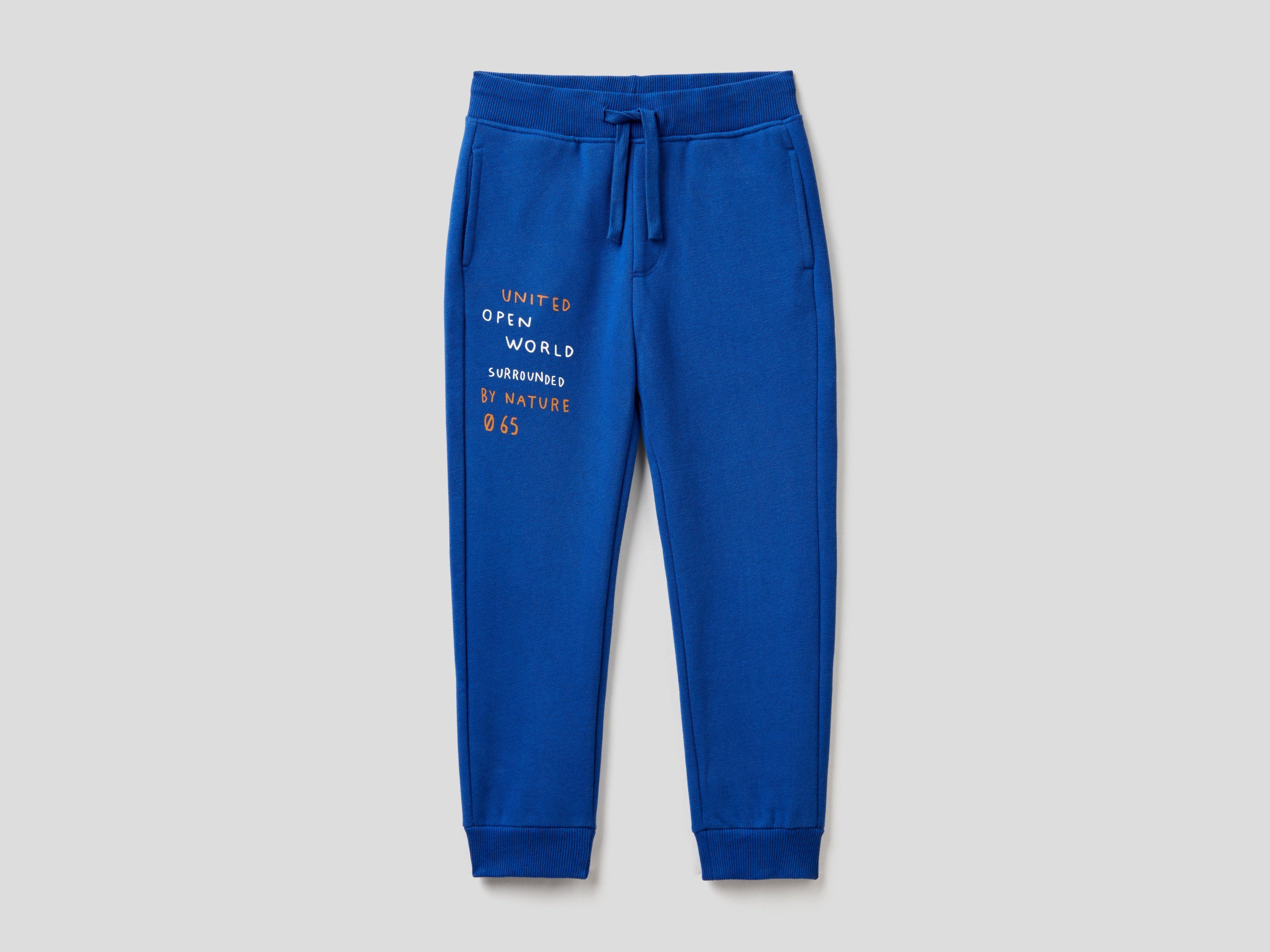 

Брюки для мальчиков Benetton цв. синий р.140, 21A_3EB5I0491