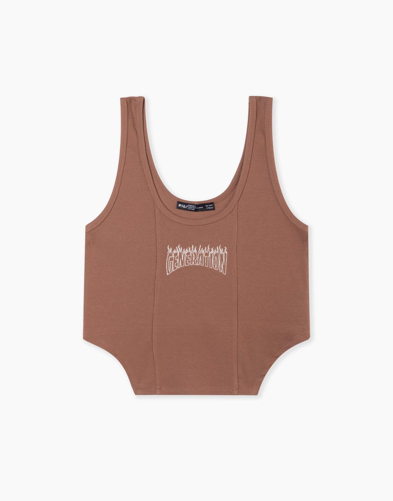 

Майка для девочки Gloria Jeans GTN003956 коричневый 10-12л/152, GTN003956