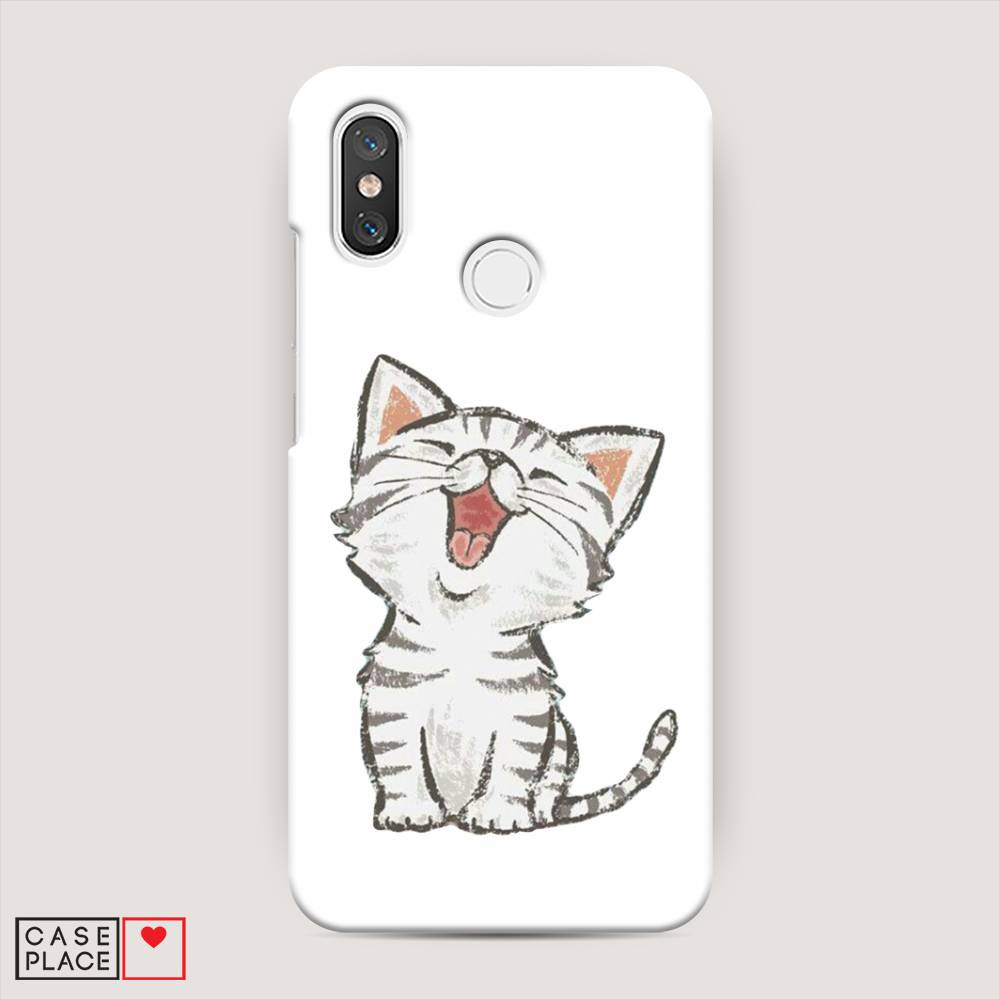 

Пластиковый чехол "Котенок рисованный" на Xiaomi Mi 8, 33520-1