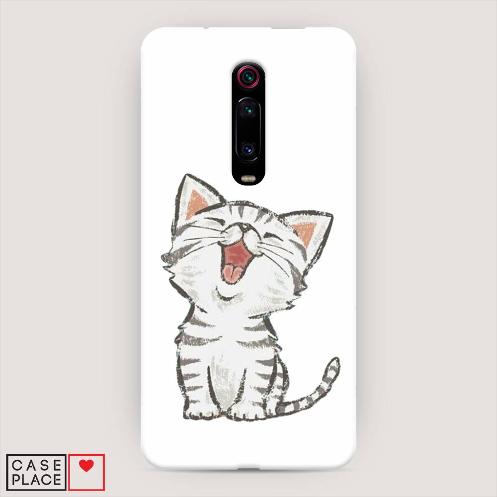 

Пластиковый чехол "Котенок рисованный" на Xiaomi Mi 9T, 35720-1