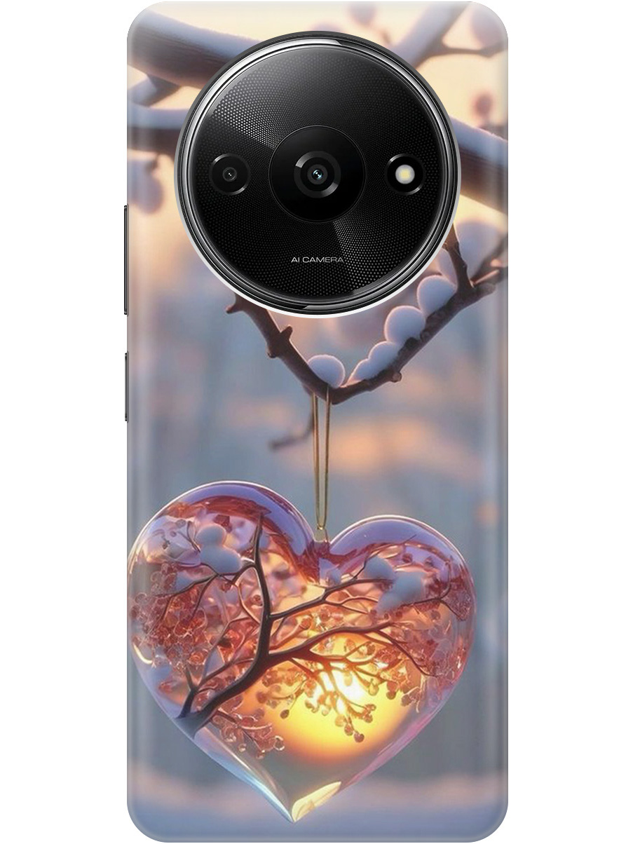 

Силиконовый чехол на Xiaomi Redmi A3 / Poco C61 с принтом "Ледяное сердце", Прозрачный;белый;желтый;оранжевый, 780484091