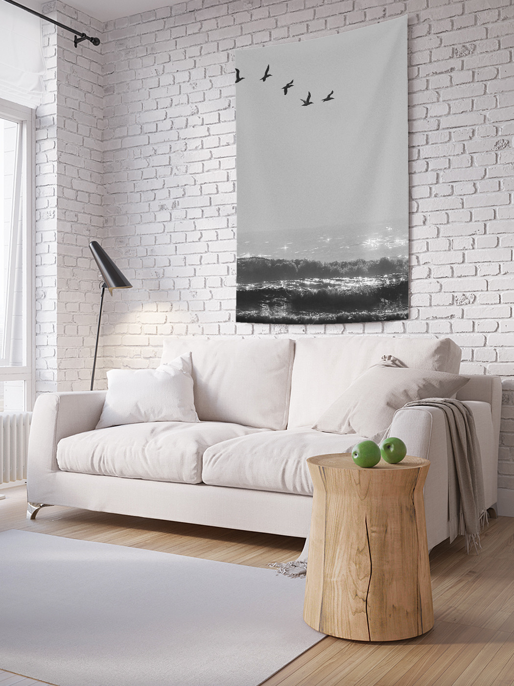

Вертикальное фотопанно на стену JoyArty Волнистый полет 100x150 см, Волнистый полет